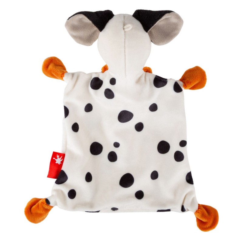 Doudou per neonato a forma di cane dalmata, una perfetta idea regalo sia per i nuovi nati che per i loro genitori